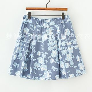 ninna nanna Floral Pleated Skirt