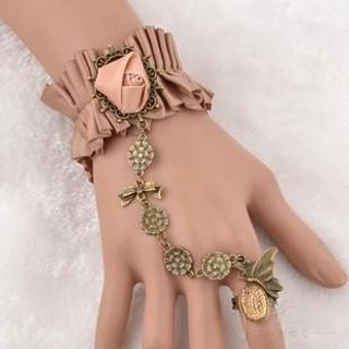 Trend Cool Flower Ring Bracelet