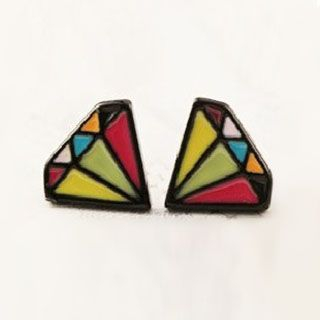 Oohlala! Color Block Earrings