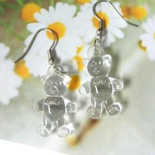 Cubs Earrings Silver - One Size