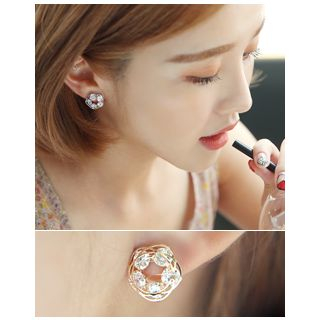 Miss21 Korea Wreath Stud Earrings