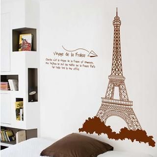 LESIGN Eiffel Tower Print Wall Sticker