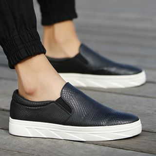 NOVO Faux Leather Slip Ons