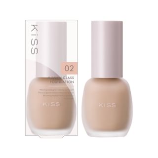 ISEHAN - kiss Milkish Glass Foundation SPF 34 PA++ 02 Pink Beige