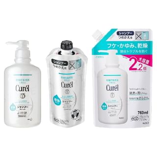 Kao - Curel Intensive Moisture Care Shampoo 340ml Refill