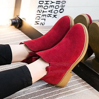 Monde Genuine Suede Ankle Boots