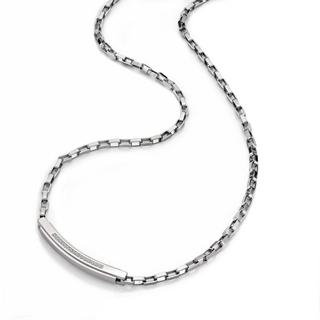 Kenny & co. Health Germanium Steel Necklace with Crystal Silver - One Size