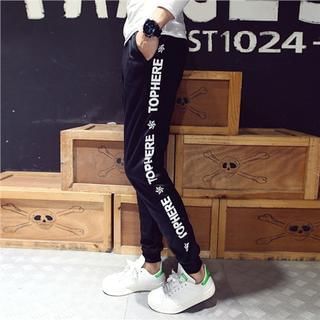 Bay Go Mall Lettering Sweatpants