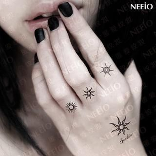 Neeio Waterproof Temporary Tattoo (Sun) 1 sheet