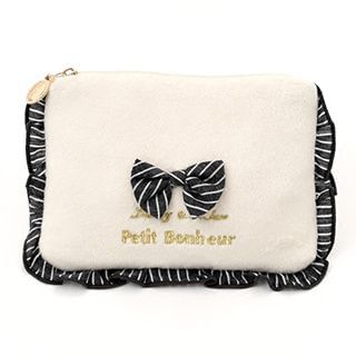 Tokyo Garden Bow Embroidered Letter Tissue Pouch