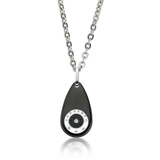 Kenny & co. Droplet Diamond Pendant Necklace Black - One Size