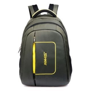 Dixbo Lettering Nylon Laptop Backpack
