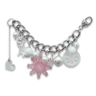 Sweet & Co. Sweet&Co. Pink Snow Flurry Starlight Swarovski Crystal Bracelet