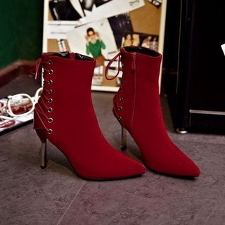 JY Shoes Pointy Ankle Boots