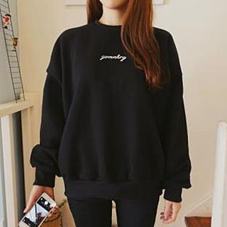 Eva Fashion Lettering Pullover