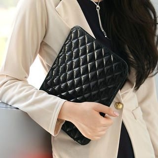 yeswalker Quilted Ipad Case Black - One Size
