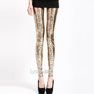 Lynley Snakeskin Leggings