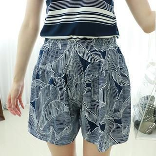 Dodostyle Patterned Band-Waist Skort