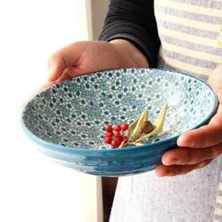 Timbera Hand Painted Ceramic Bowl