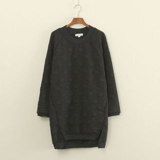 Mushi Dip Back Dotted Pullover
