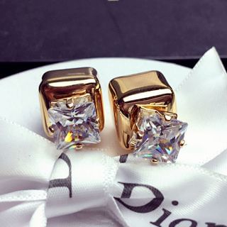 Pop Lop Rhinestone Earrings