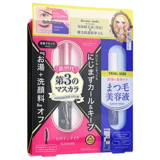 ISEHAN - Kiss Me Heroine Make Long & Curl Mascara + Eyelash Serum Set 1 set