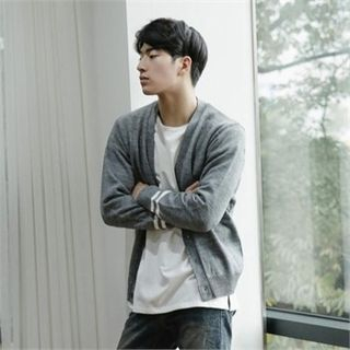 STYLEMAN Button-Front Cardigan