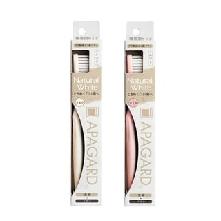 APAGARD - Eco Natural White Toothbrush S 1 pc - Random Color