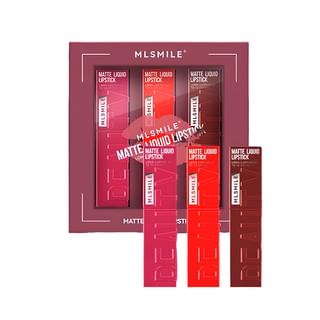 MLSMILE - Matte Liquid Mipstick Set - B #Set B