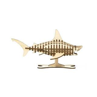 Team Green Plywood Puzzle - Shark Wood - One Size