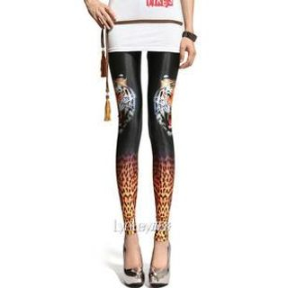 Lynley Leopard-Print Leggings