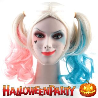Party Wigs HalloweenPartyOnline - Harley Quinn (Suicide Squad) Blonde - One Size