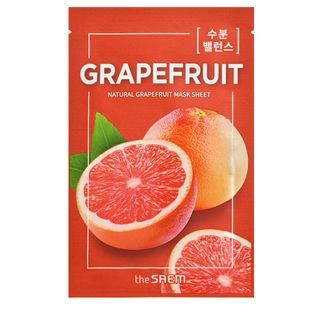 The Saem - Natural Mask Sheet - 25 Types #19 Grapefruit