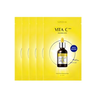 MISSHA - Vita C Plus Ampoule Mask Bundle Set 27g x 5 sheets