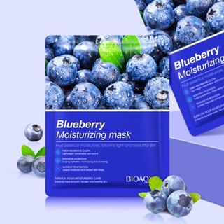 Bioaqua - Blueberry Moisturizing Facial Mask #Bleberry - 1 Pcs