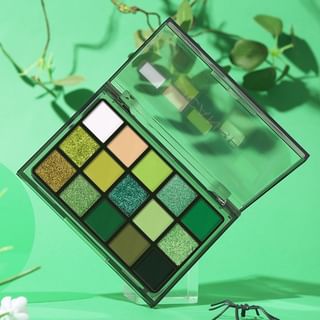 UCANBE - Emerald Forest 15-Color Eyeshadow Palette 10.8g