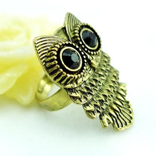 Fit-to-Kill Owl Ring Copper - One Size