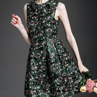 Alaroo Floral Sleeveless Collared Dress