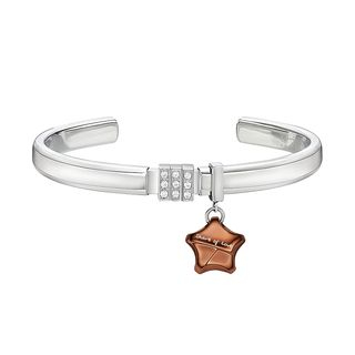 Kenny & co. Share Of Love Crystal Steel Bangle