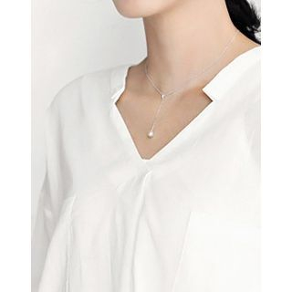 UPTOWNHOLIC Faux-Pearl Necklace