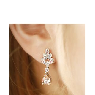 Miss21 Korea Rhinestone Drop Earrings