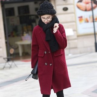 Romantica Double-Breasted Loose-Fit Coat
