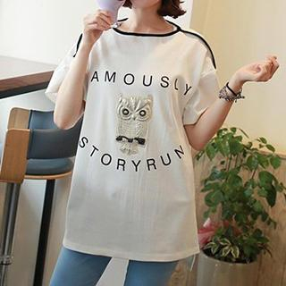 Lina Short Sleeves Print T-Shirt