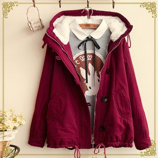 Fairyland Fleece-Lined Hooded Jacket
