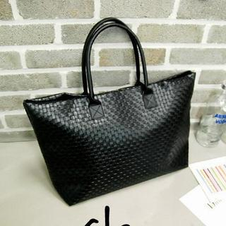 LineShow Woven Tote Black - One Size