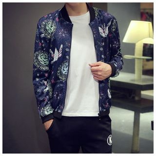 Danjieshi Patterned Zip Jacket