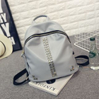 Faux-Leather Paneled Backpack от YesStyle.com INT Faux-Leather Paneled Backpack от YesStyle.com INT
