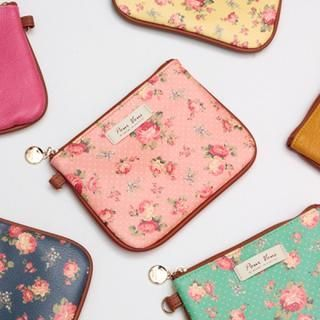 iswas Floral Print Pouch (S)