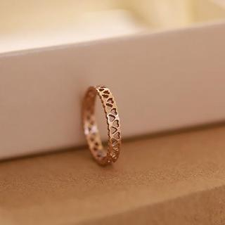 Love Generation Perforated Heart Ring