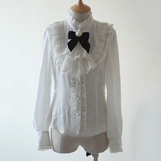 Tanaka Frilled Collar Shirt